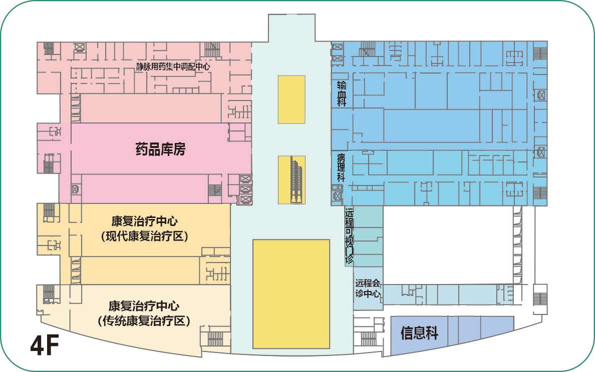 西京医院院内地图图片